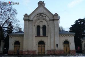 Obřadní síň židovského hřbitova v Brně