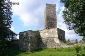Zřícenina hradu Orlík u Humpolce