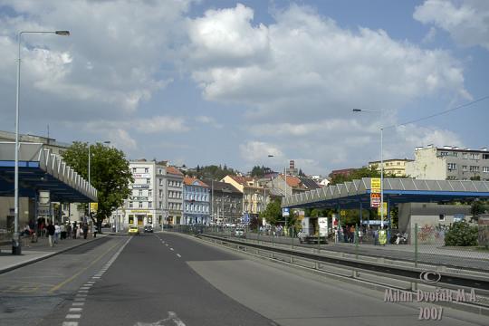 Autobusová zastávka Vysočanská