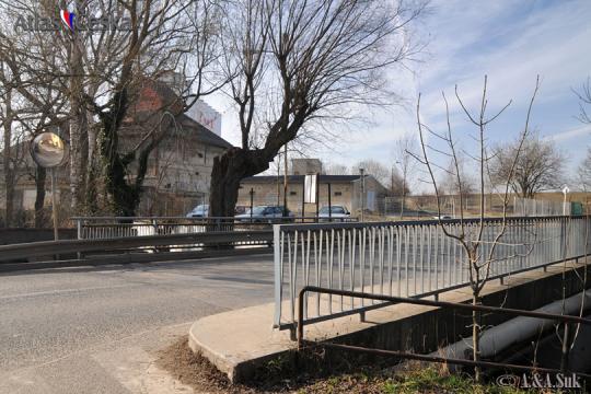 Most přes Dalejský potok - ulice K Třebonicům - 
