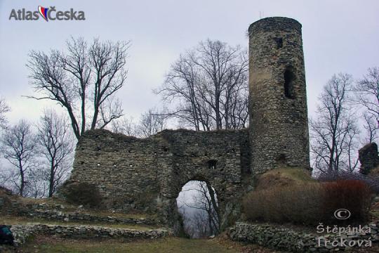 Zřícenina hradu Kostomlaty pod Milešovkou - 