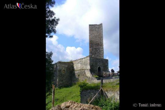 Zřícenina hradu Orlík u Humpolce - 