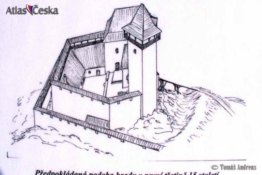 Zřícenina hradu Orlík u Humpolce - 