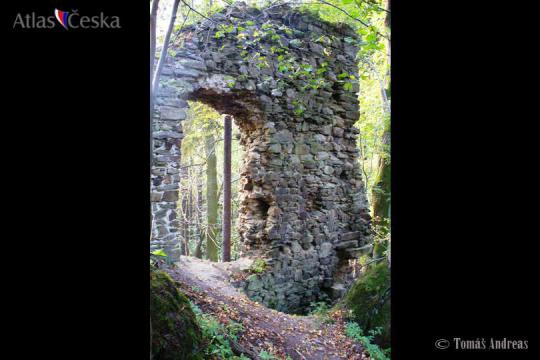 Zřícenina hradu Ronov u Přibyslavi - 