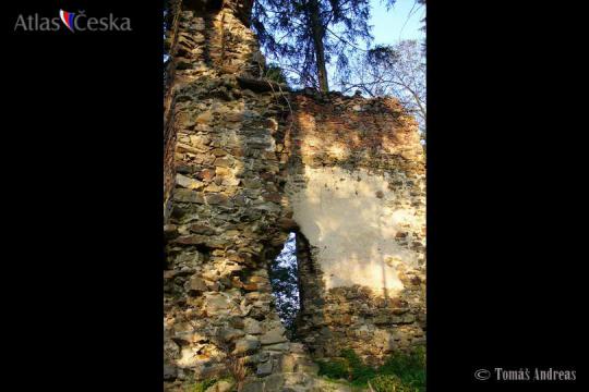Zřícenina hradu Ronov u Přibyslavi - 