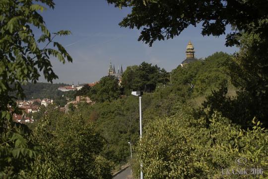 View from the Letná Orchards - 