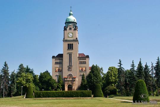 Věž kostela sv. Václava v Bohnicích - 