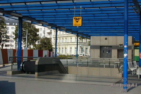 Stanice metra Vysočanská - 