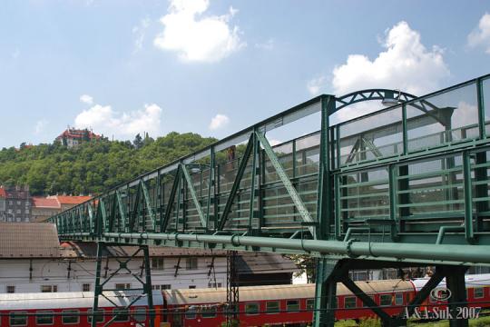 Most přes Smíhovské nádraží - 