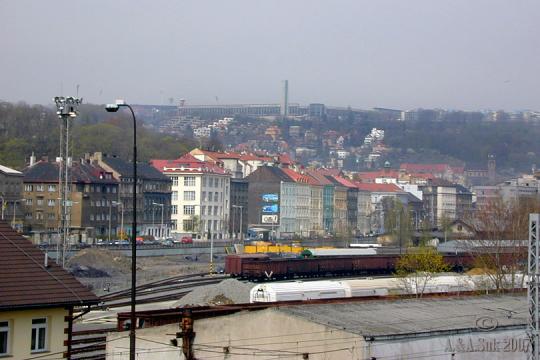 Most přes Smíhovské nádraží - 