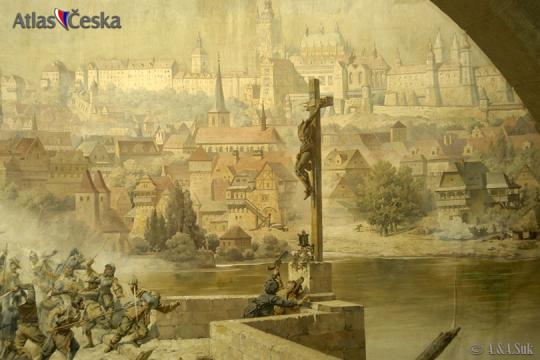 Boj Pražanů se Švédy na Karlově mostě - 