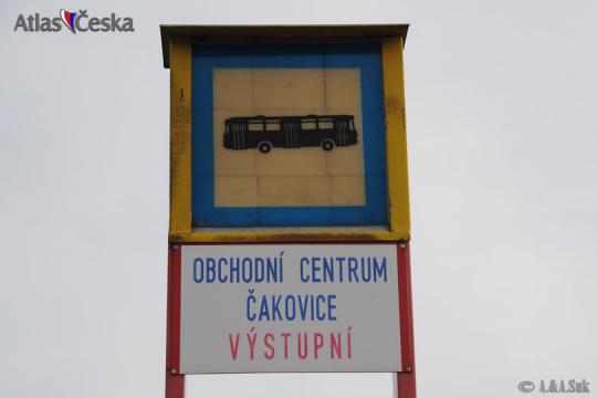 Autobusová zastávka Obchodní centrum Čakovice - 