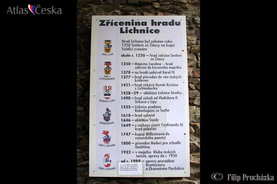 Zřícenina hradu Lichnice - 