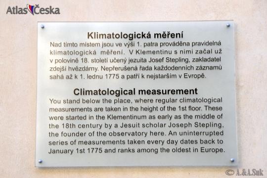 Klimatologická měření v Klementinu - 